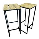 Kit Banquetas Strassis Design SD-5040 Cor: Preta
