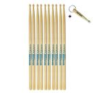Kit Baquetas 5 Pares Tennessee Marfim Liverpool + Brinde Kit Baquetas 5 Pares Tennessee Marfim Liverpool + Brinde