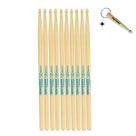 Kit Baquetas 5 Pares Tennessee Marfim Liverpool + Brinde