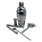 Kit Bar 5pçs Coqueteleira Profissional Aço Inox 550ml Caipirinha Kit Bar 5pçs Coqueteleira Profissional Aço Inox 550ml Caipirinha