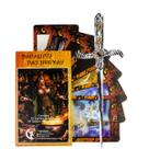 Kit Baralho Tarot das Bruxas e Athame Cobre Pedra Dourada Kit Baralho Tarot das Bruxas e Athame Cobre Pedra Dourada