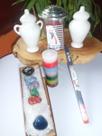 Kit Baralho Zé Pelintra ritual Sagrado Mandala Pedras Turibulo Incenso Quartinha Fem Quartinha Masc Umbanda