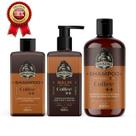 Kit barba e cabelo cafe masculino don alcides