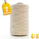 Kit Barbante Apolo Cru 1,8Kg 4/8 Fios - 2 unidades