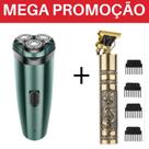 Kit Barbear Barbeador Elétrico Recarregável MAIS Máquina de cortar cabelo dragão profissional elétrica recarregavel