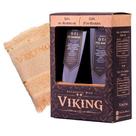 Kit Barbear Presente: Gel de Barbear + Gel Pós Barba + Toalha Viking