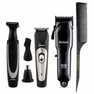 Kit Barbearia em Casa 3 Máquinas e Pente Completo Bivolt