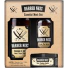 Kit Barbearia Men Neez Shampoo 3 Em 1 Loção Pós Barba Cera Fixadora Capilar Matte 3 Itens Presente