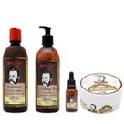 Kit Barber Shampoo + Shaving + Óleo + Pomada Classic Salles