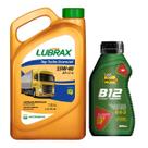 Kit Bardahl B12 Diesel Premium 500ml + Galão Óleo 15w40 Mineral Top Turbo 3 litros Lubrax