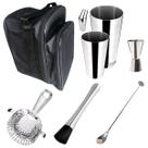 Kit Barman Com Bolsa Colher Bailarina Coqueteleira 7pçs B6