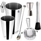 Kit Barman Copo Dosador Coqueteleira Profissional Pro 6pç w9