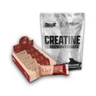 Kit Barra de Proteína Premium 12un - Chef Whey + Creatina Monohydrate Pura 500g - Nutrex Research