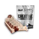 Kit Barra de Proteína Premium 12un - Chef Whey + Creatina Monohydrate Pura 500g - Nutrex Research