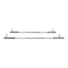 Kit Barra Maciça 1.20m E 1.50m Aço 1045 com Presilhas