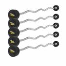 Kit Barra Montada W 7,5 A 35kg Monobloco Cromada Musculação