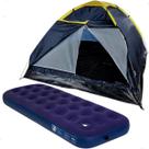 Kit Barraca Acampamento 2 Lugares Com Colchão E Inflador Kit Barraca Acampamento 2 Lugares Com Colchão E Inflador