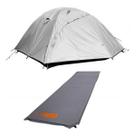Kit Barraca de Camping NTK Onix e Colchonete Azteq Ruby