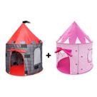 Kit Barraca Infantil Torre + Castelo Princesa Tenda Bolsa Transporte