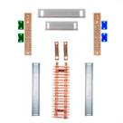 Kit Barramento Bifásico 150A para 40 Circuitos
