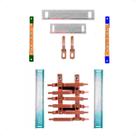 Kit Barramento Bifásico 80A para 12 Circuitos