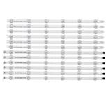 Kit barramento de led 42pfl3507d 42lm340t 42ls3400 42lm3700 42lm3400 Kit barramento de led 42pfl3507d 42lm340t 42ls3400 42lm3700 42lm3400