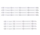 Kit barramento de led compativel sony kdl49x7005d / kd-l49x7005d