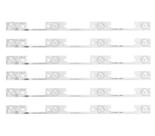 Kit barramento de led compativel toshiba 40l2400 / 40l5400 / dl3944 / dl4045