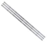 Kit barramento de led compativel tv l39s4900 / l 39s4900 fs - 3 barras