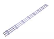 Kit barramento de led un40j5200 Un40j5200ag 3 barras