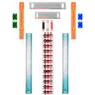 Kit Barramento Trifásico 150A para 70 Circuitos com Termo Retrátil