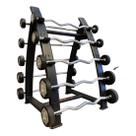 Kit Barras Montadas Prestige 5 A 25kg Com Hack LT6316 LuminaFit Kit Barras Montadas Prestige 5 A 25kg Com Hack LT6316 LuminaFit
