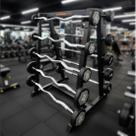 Kit Barras Montadas Reta + W 5 A 25kg Com Hack LuminaFit Kit Barras Montadas Reta + W 5 A 25kg Com Hack LuminaFit