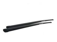 Kit Barras Para Rack Aço 1,20 Metros Preto Eqmax Kit992