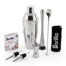Kit Bartender Barillio Mixology de 8 peças com conjunto de coqueteleira