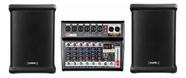 Kit Barzinho e Igreja: 2 Caixas Ksr K1 Compact + Mesa de Som 6 Canais para Festas e Eventos