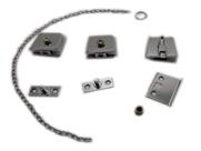 Kit bascula acessórios completo para vidro temperado Blindex