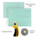 Kit Base De Corte A3 Apoio de Mesa 45x30 Cortador Circular 45mm + Lamina Reserva