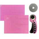 Kit Base de Corte Placa Apoio Para Mesa A2 60x45cm Cortador de Tecido 45mm + 1 lamina de Reposição