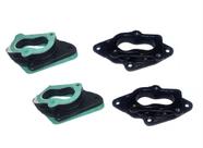 Kit Base Flange Carburação Carburador Metal Borracha 2e 3e