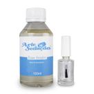 Kit Base Incolor 150ml Arte Sedução Frasco de Vidro 10ml Manicure Pedicure Nail Designer Unhas Arte Sedução Profissional
