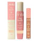 Kit Base Líquida My Touchy Cor 01 25g + Corretivo Salmão 4ml Anita