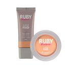 Kit Base + Pó Super Fixo - Ruby Kisses Cores:131
