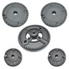 Kit Base Queimador Bacia Difusor Fogão Cooktop Fischer Infinity Mesa Inox 23678 Platinium 19784