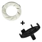 Kit Base Suporte de Lâmina + Lâmina Cerâmica Moedor Saeco