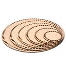 Kit Bases Redondas de MDF para Crochê - 6 Bases Kit Bases Redondas de MDF para Crochê - 6 Bases