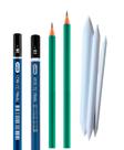 Kit Básico de desenho 2 esfuminhos e 2 lápis HB, 2B, e 6B BRW Kit Básico de desenho 2 esfuminhos e 2 lápis HB, 2B, e 6B BRW