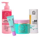 Kit Bastão Facial FPS60 Sabonete Renovadores Pele Kokeshi Kit Bastão Facial FPS60 Sabonete Renovadores Pele Kokeshi