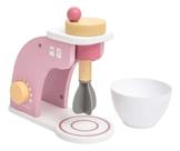 Kit Batedeira de Madeira Rosa Infantil BUP BABY Brinquedo Educativo Cozinha
