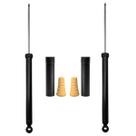 Kit Batente + 02 Amortecedor Ford Ecosport 2004 A 2012 Traseiro Monroe